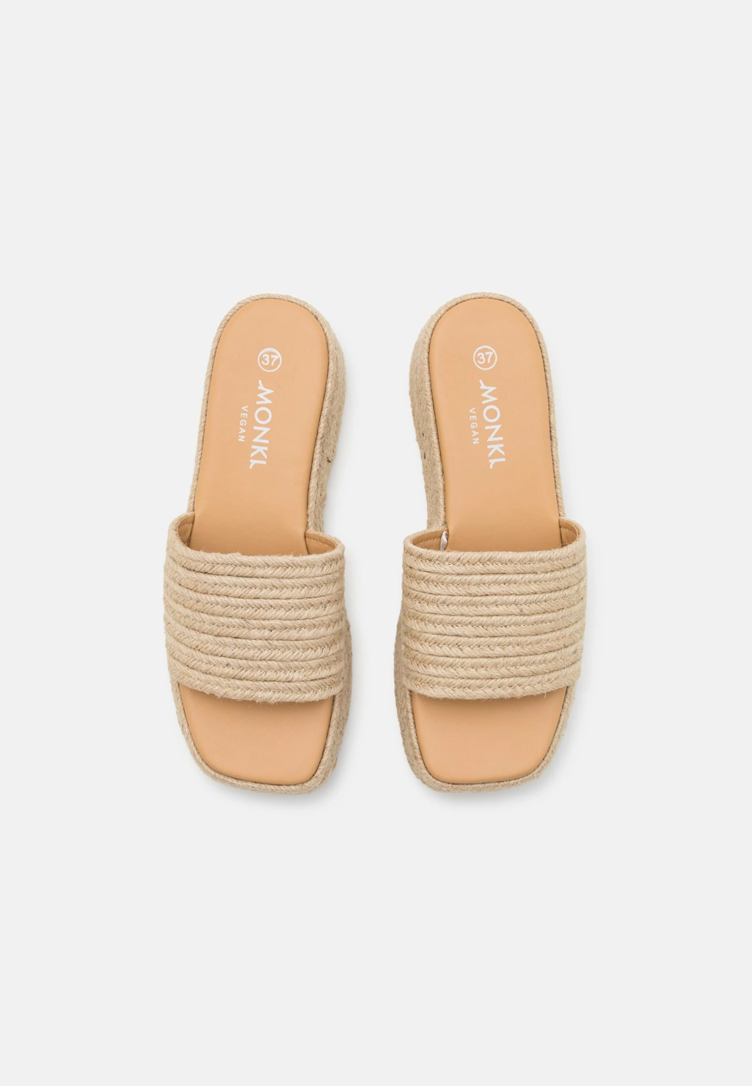 Monki Heeled Mules - Beige/Dusty Light - Image 6