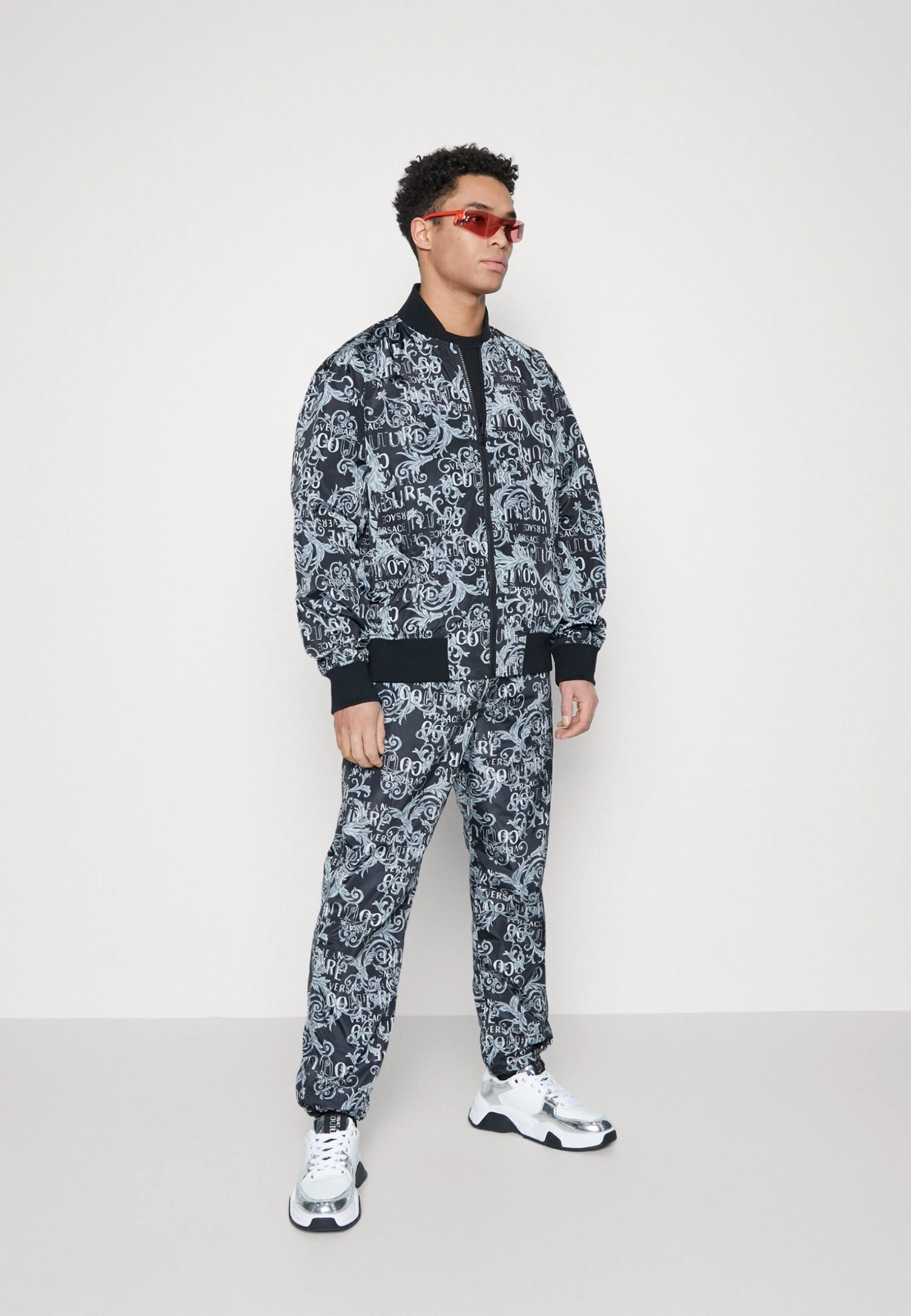 Logo- Bomber Jacket - Steel - Image 2