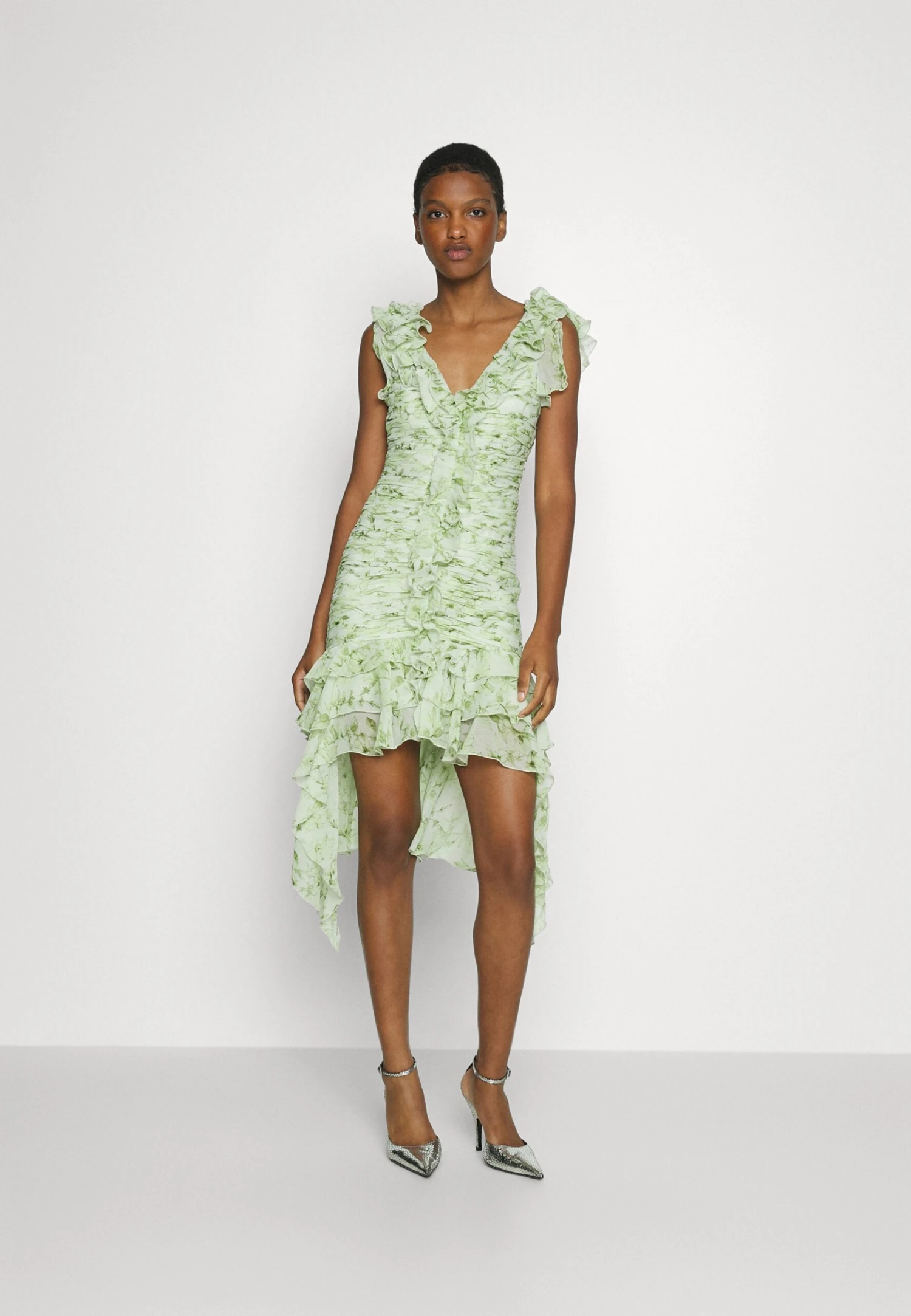 Cinq A Sept Portra Dress - Cocktail Dress / Party Dress - Faded Mint Multi