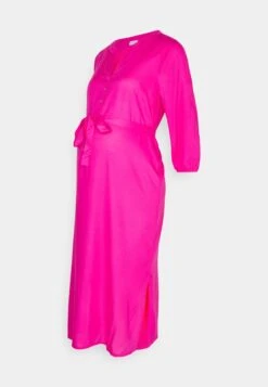 Mamalicious Mlmisty Lia - Shirt Dress - Fuchsia Fedora