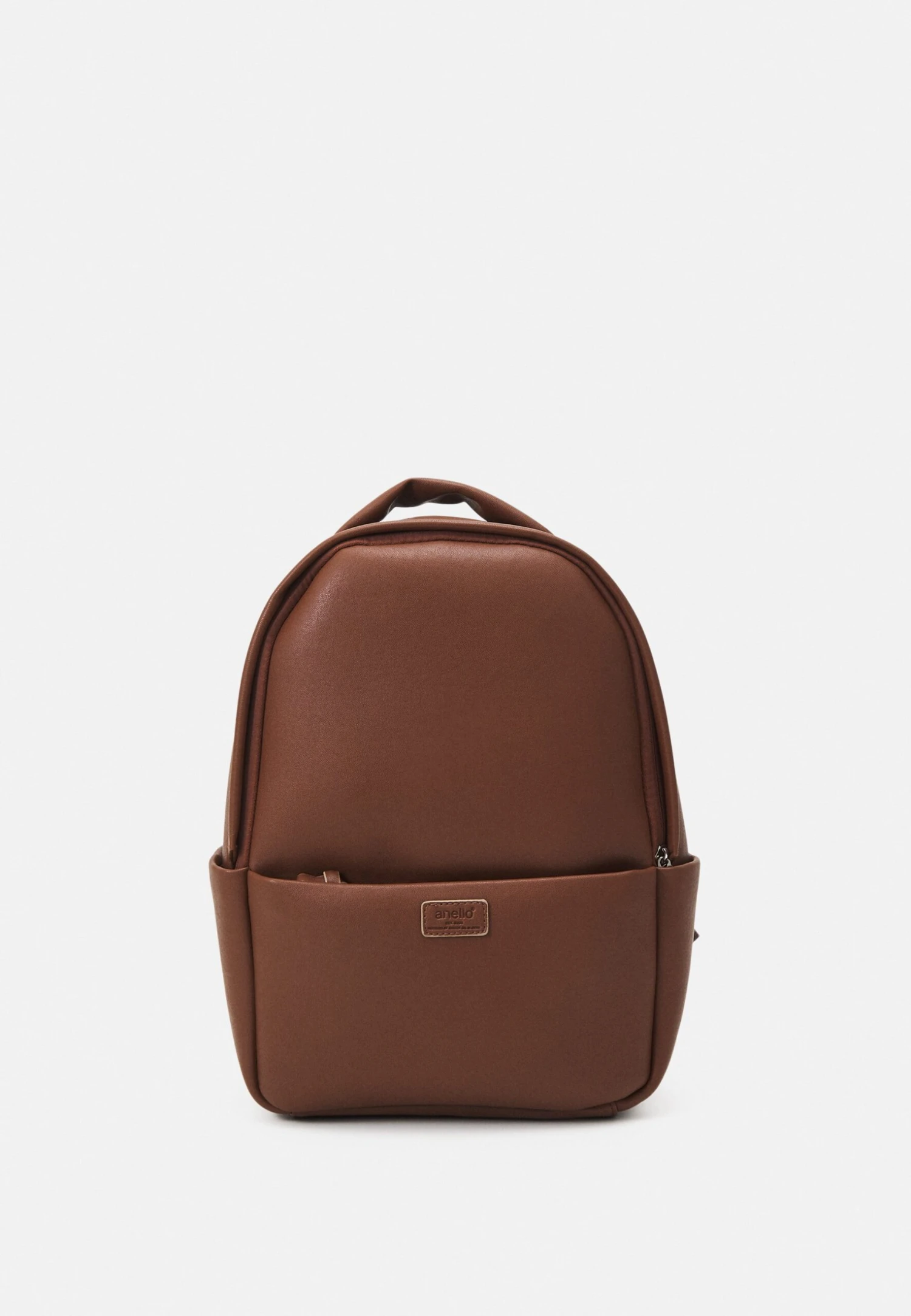 Mini Rounded Backpack Unisex - Rucksack - Brown