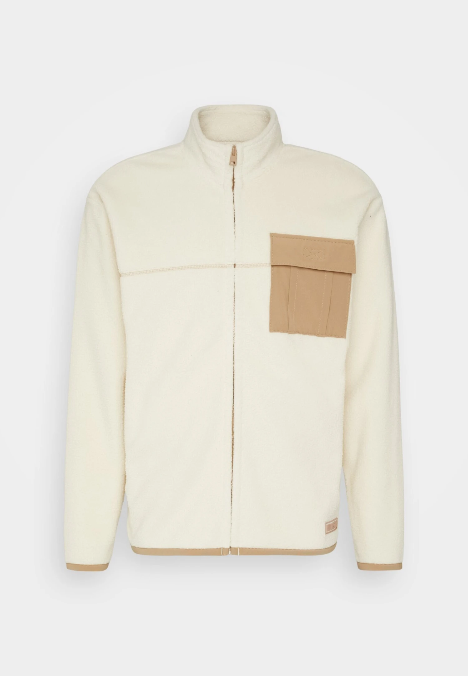 Hollister Co. Exterior Cozy - Fleece Jacket - Cream - Image 5