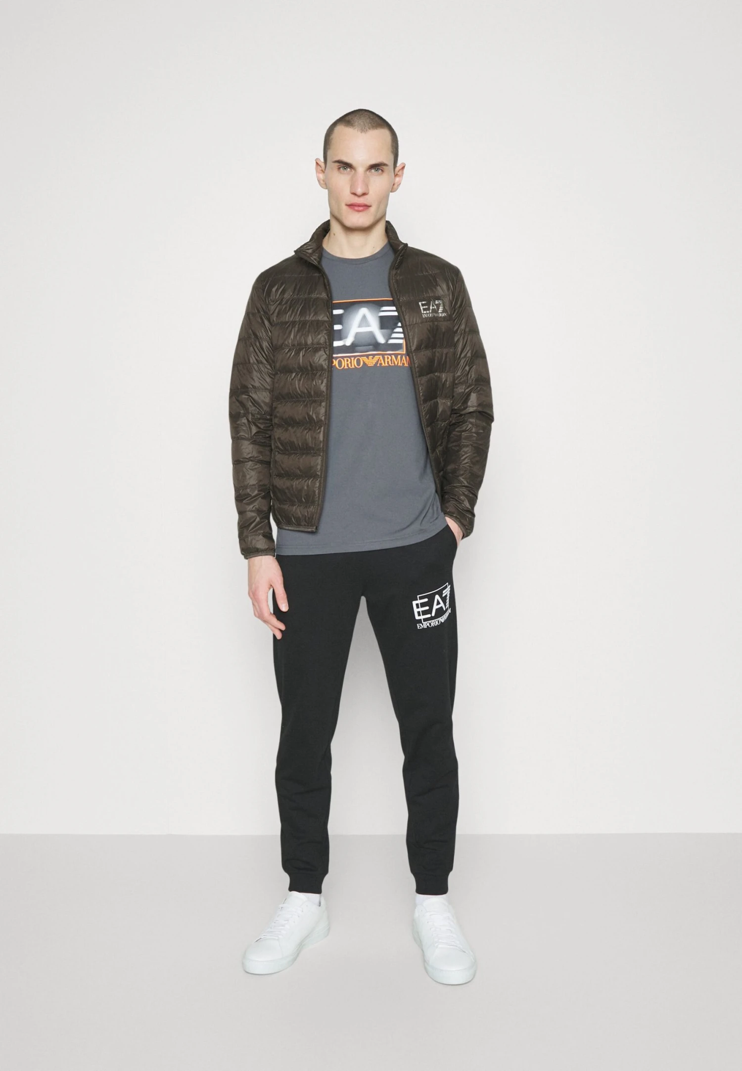 EA7 Emporio Armani Down Jacket - Dark Grey - Image 2
