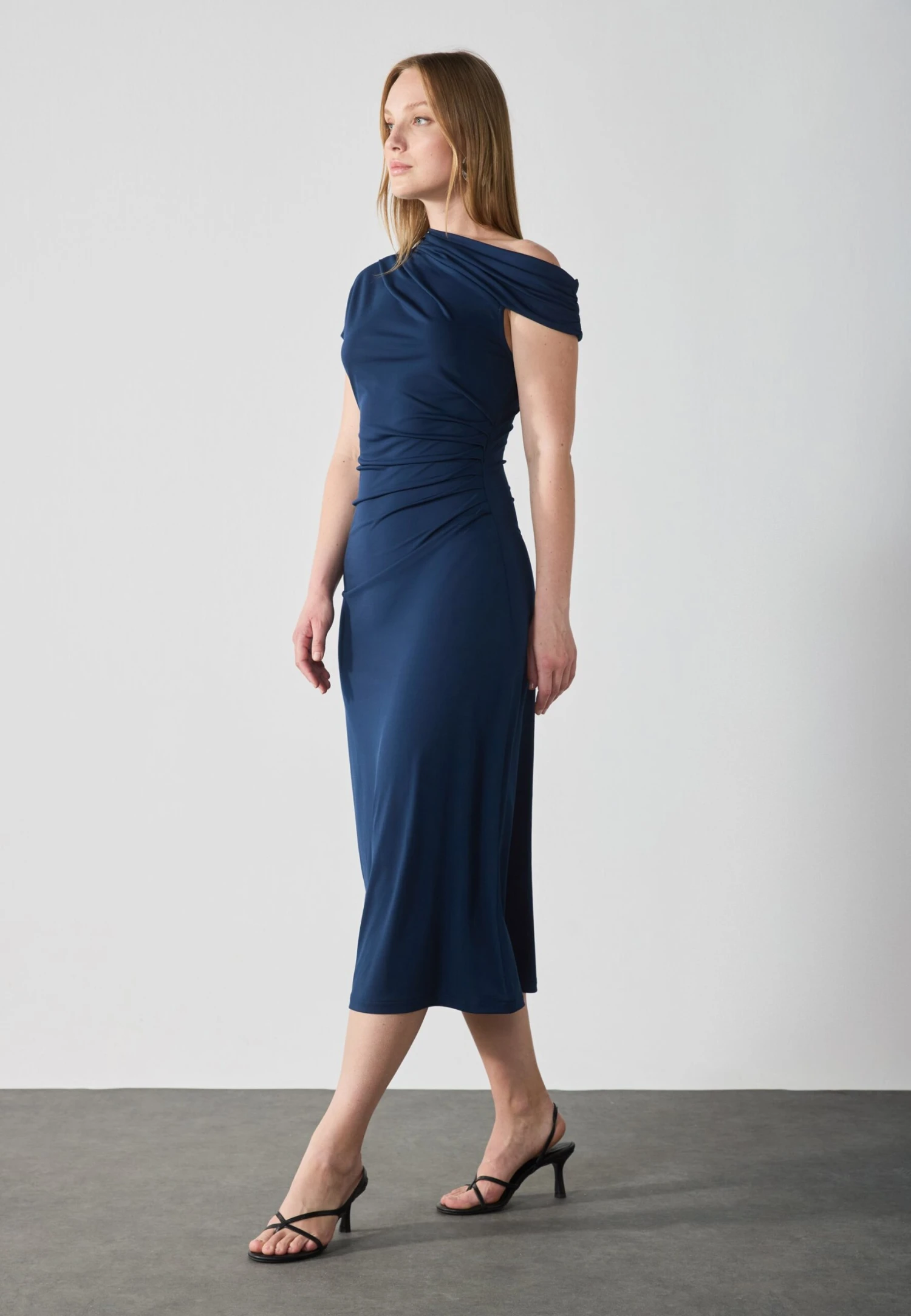 Anna Field Jersey Dress - Navy Blazer - Image 2
