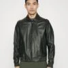 Boss Manka - Leather Jacket - Black