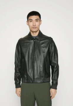 Boss Manka - Leather Jacket - Black