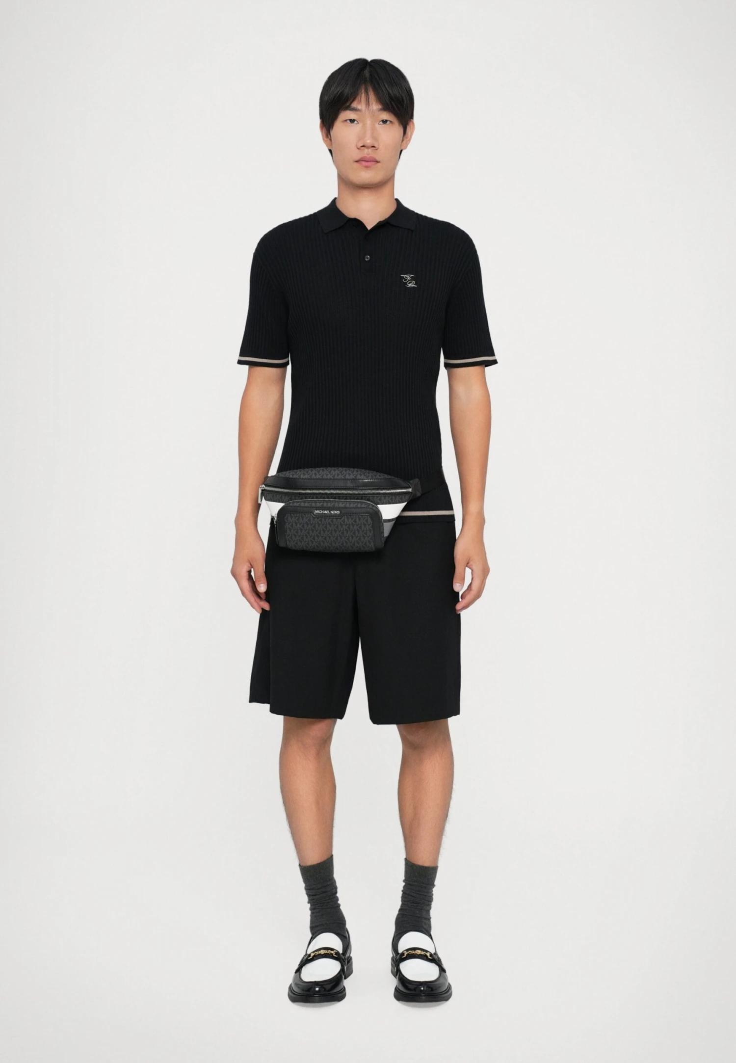 Michael Kors SOPO MALONE UTILITY BELT BAG UNISEX - Bum Bag - Storm