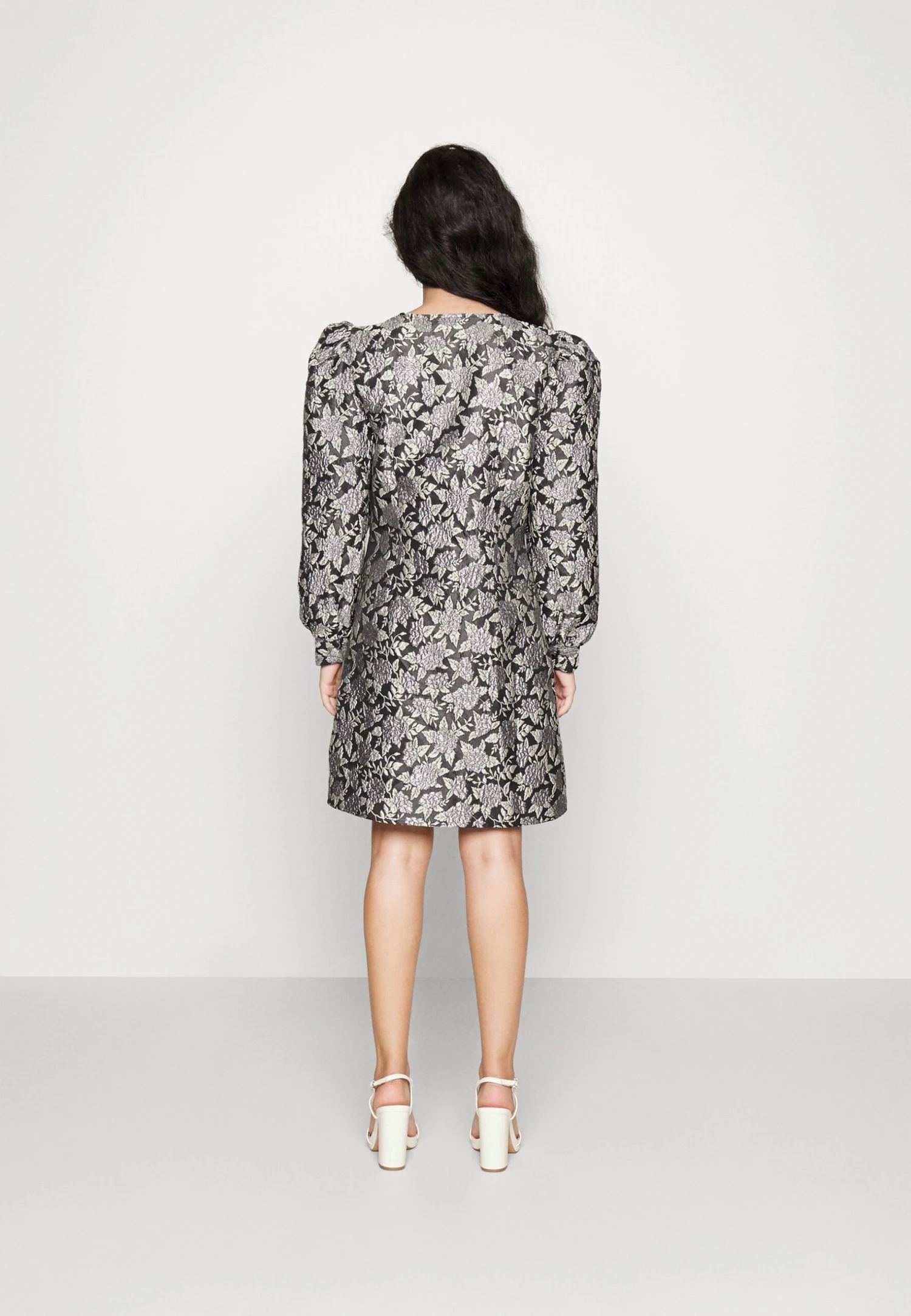 Pieces Petite Pcmercy V Neck Dress - Cocktail Dress / Party Dress - Black - Image 3