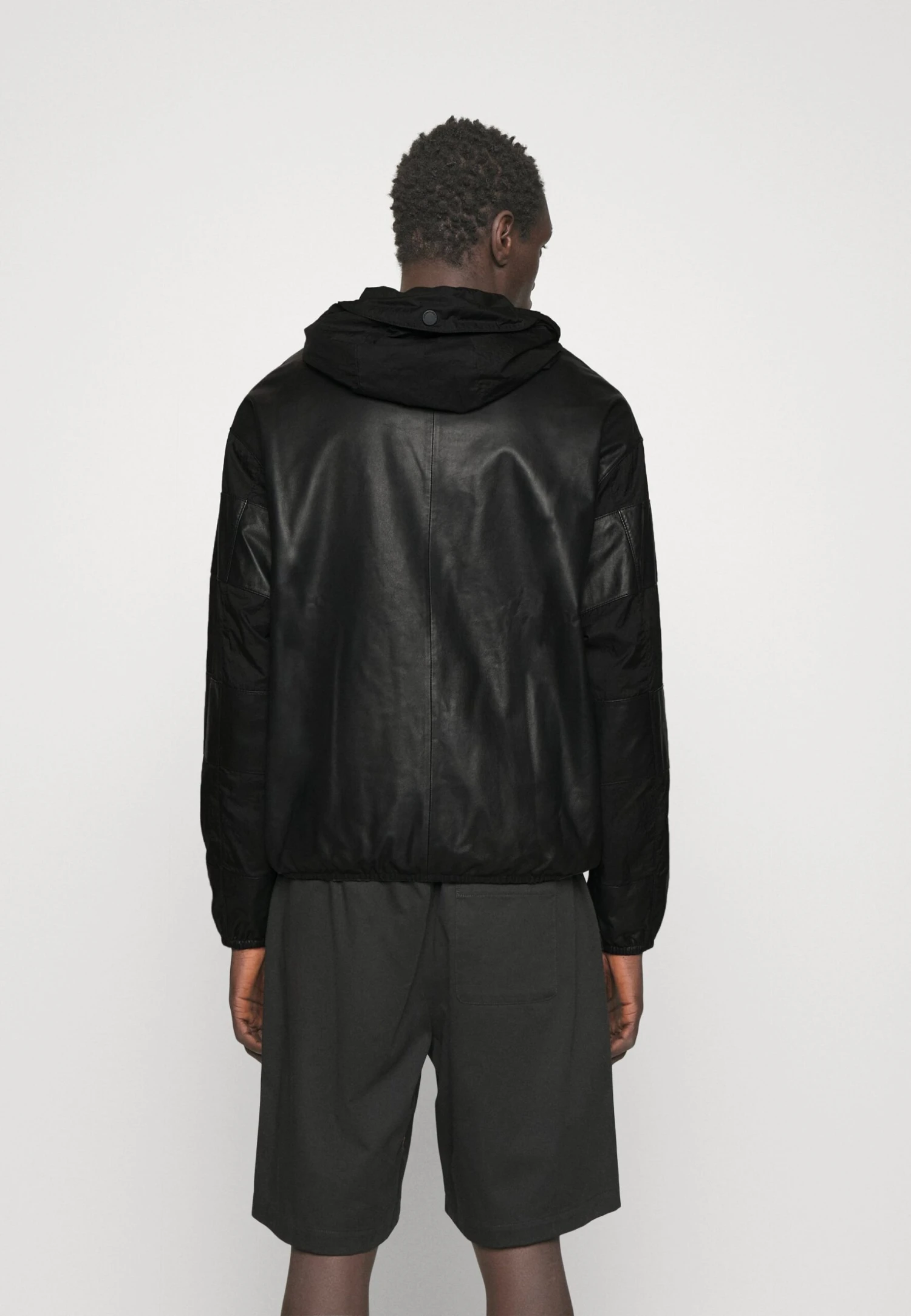 Emporio Armani Blouson - Leather Jacket - Nero - Image 3