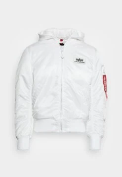 Alpha Industries Bomber Jacket - White/Black
