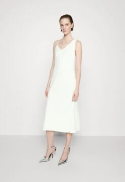DKNY Midi Dress - Cocktail Dress / Party Dress - Ivory