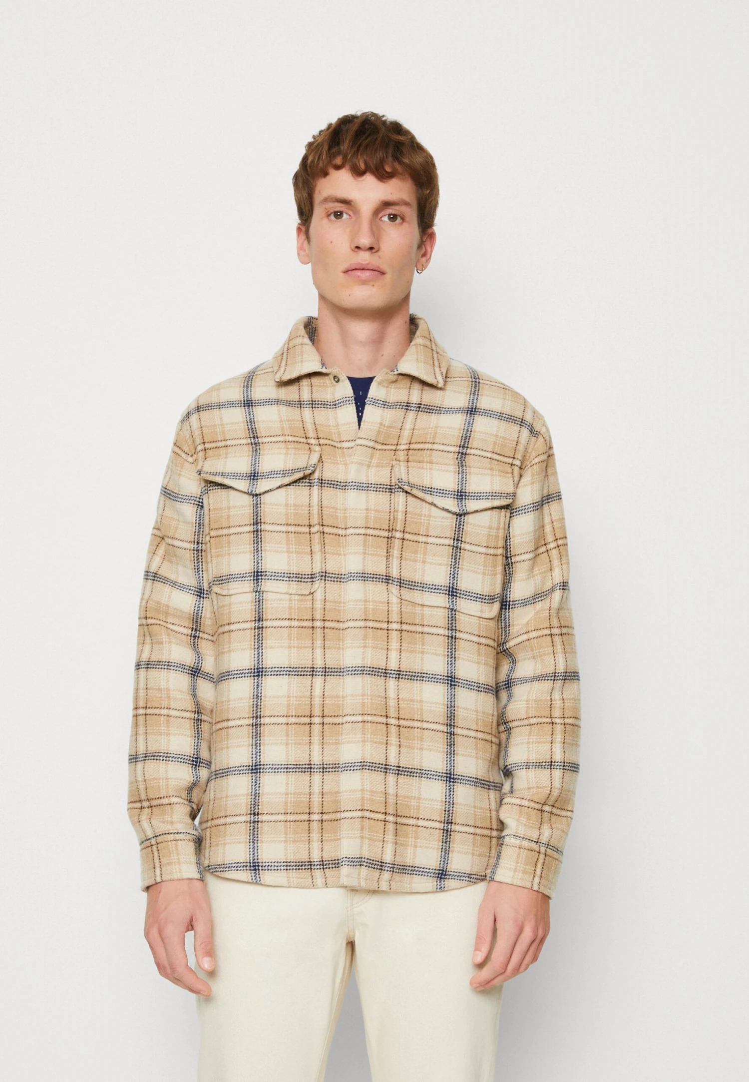 Selected Homme Slhpan Shacket - Light Jacket - Incense/Blue