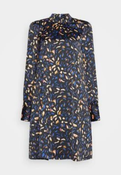 Yasspilo Longsleeve High Neck Dress- Day Dress - Black/Spilo