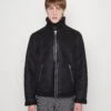 JACK&JONES Premium Flight Jacket - Winter Jacket - Black