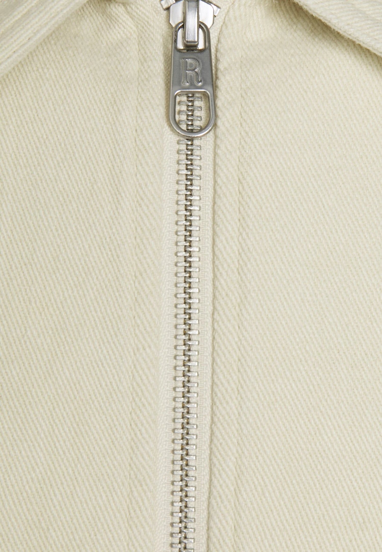 Revolution Overshirt With Zipper Closure - Light Jacket - Offwhite - Image 5