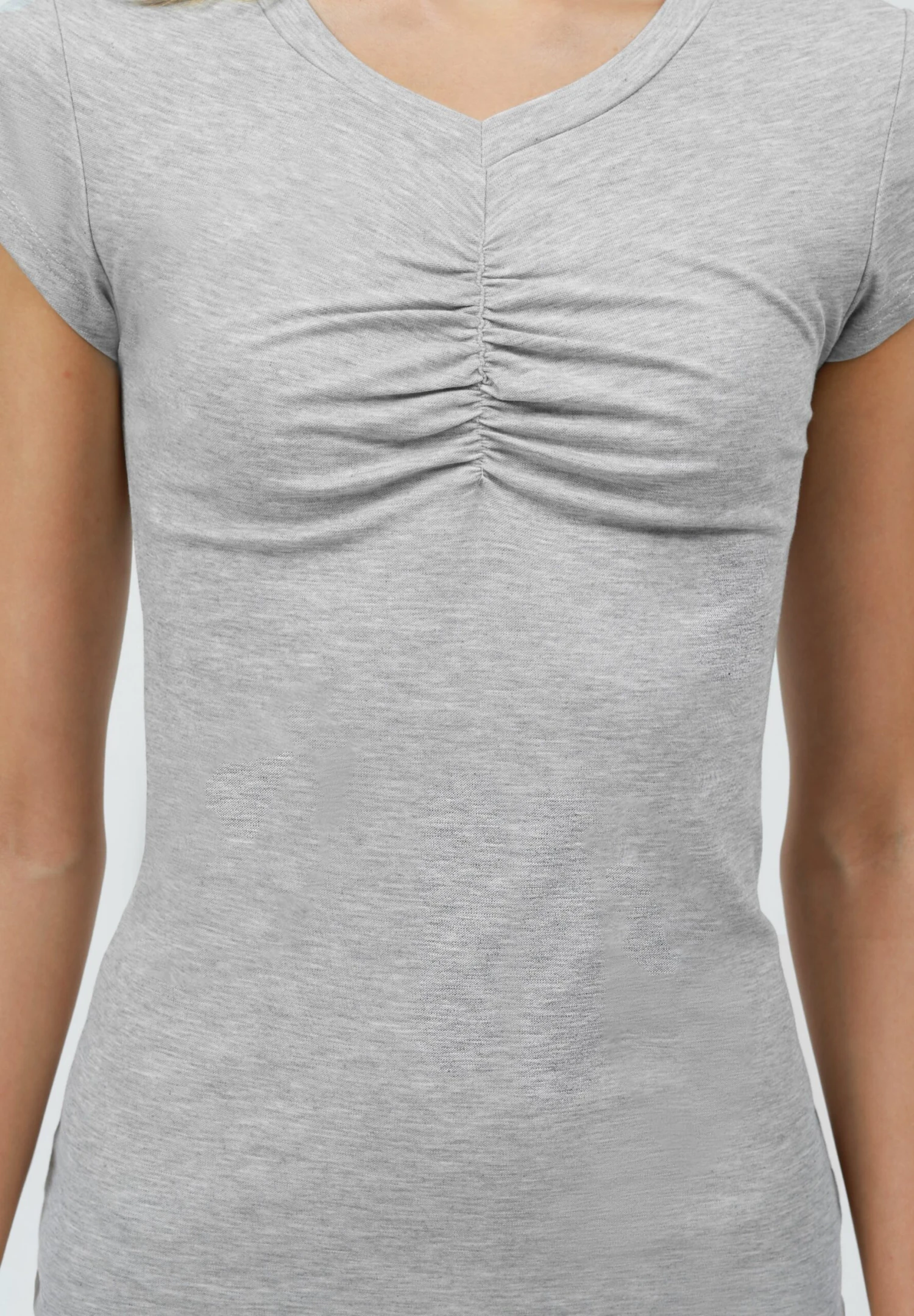 Even&Odd Jersey Dress - Light Grey Melange - Image 5