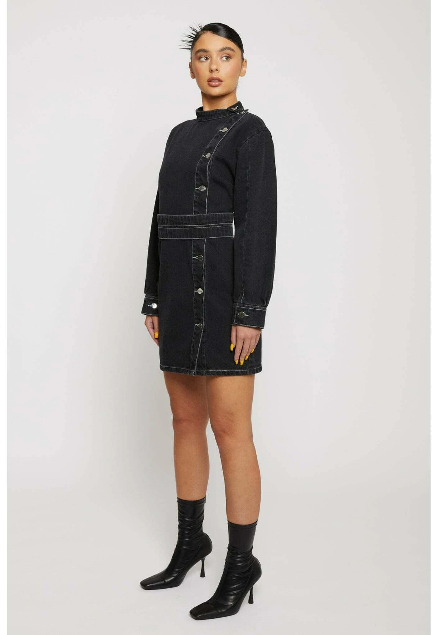 Belted - Shirt Dress - Image 8