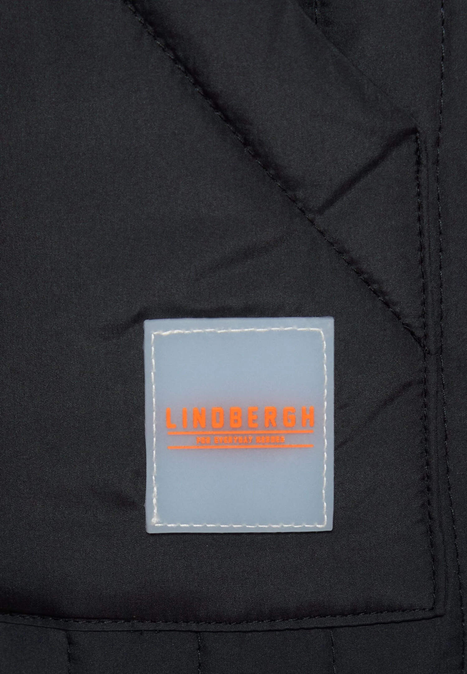 Lindbergh Vertical Quilted Waistcoat - Waistcoat - Black - Image 3