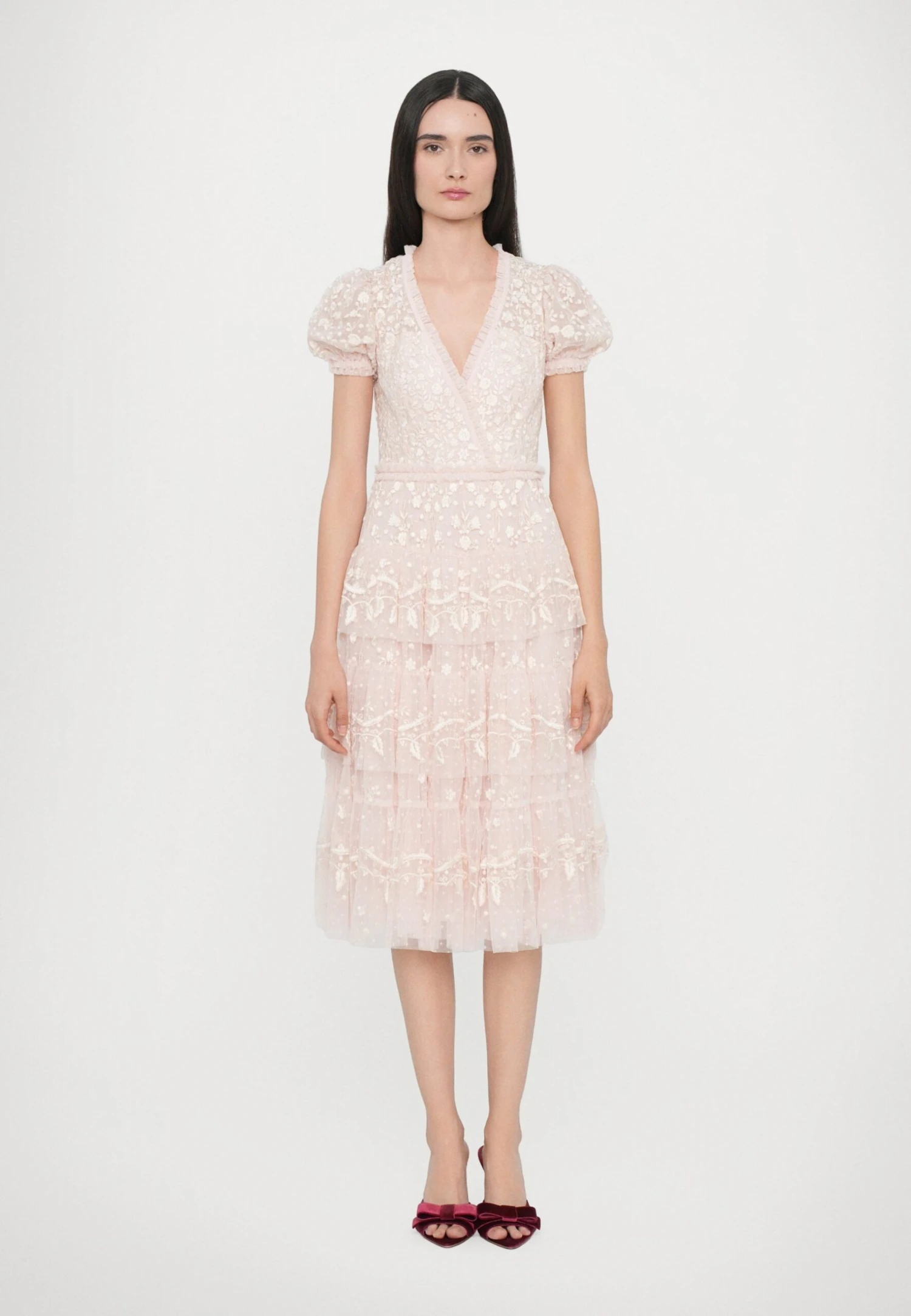 Needle & Thread LAYERED DRESS - Cocktail Dress / Party Dress - Dusk Pink/cream - Image 2