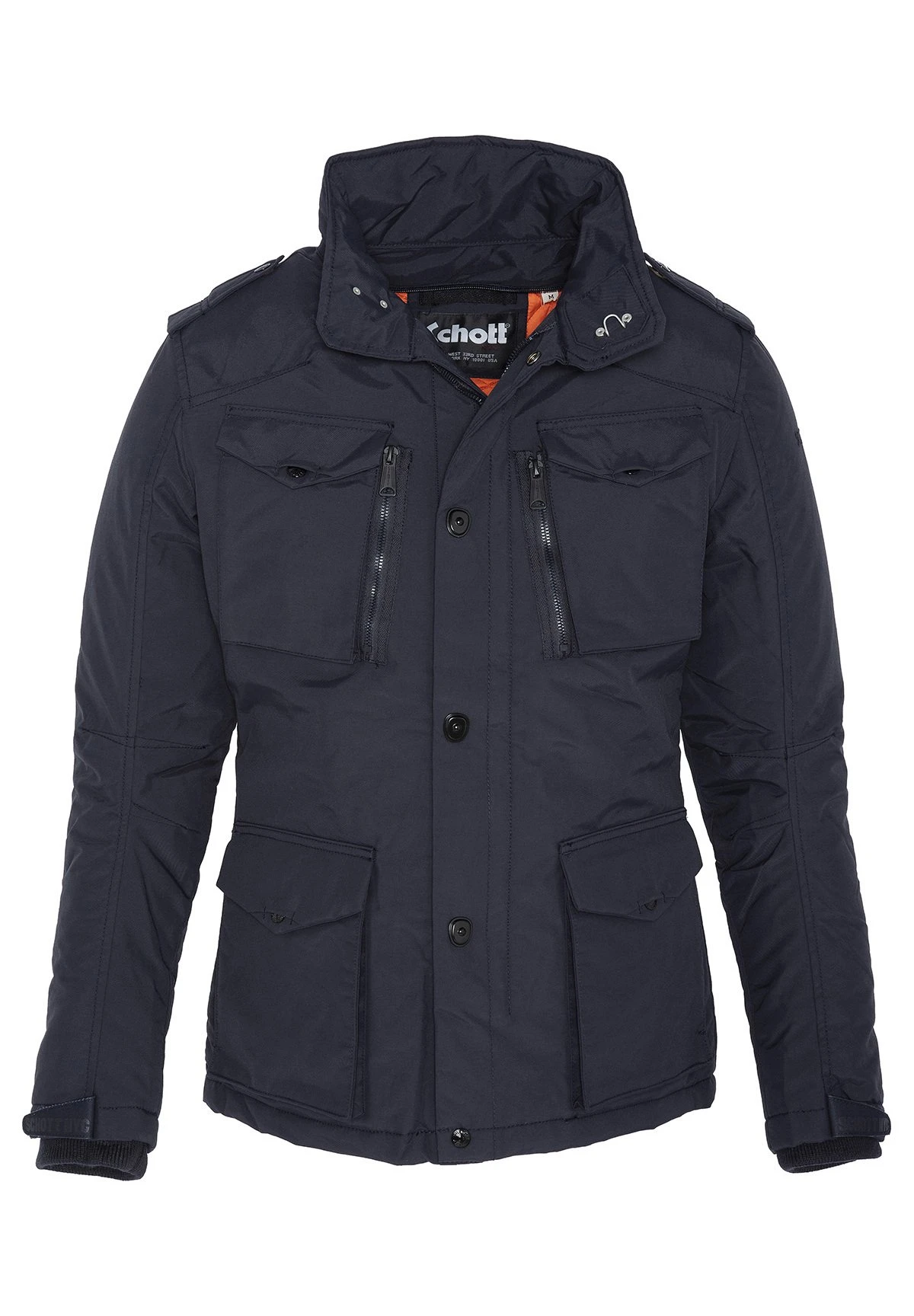 Schott Winter Jacket - Navy - Image 4