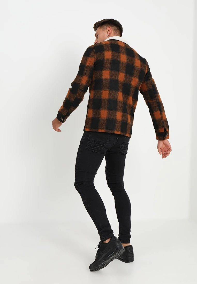 BRAVE SOUL Augustus - Summer Jacket - Brown/Orange - Image 3