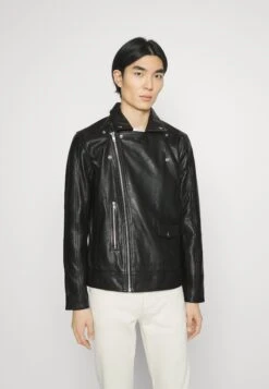 Bruuns Bazaar Paris Jacket - Leather Jacket - Black