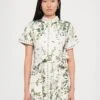 Alice + Olivia LUCY ROLL MINI SHIRT DRESS - Shirt Dress - Ivy Romance