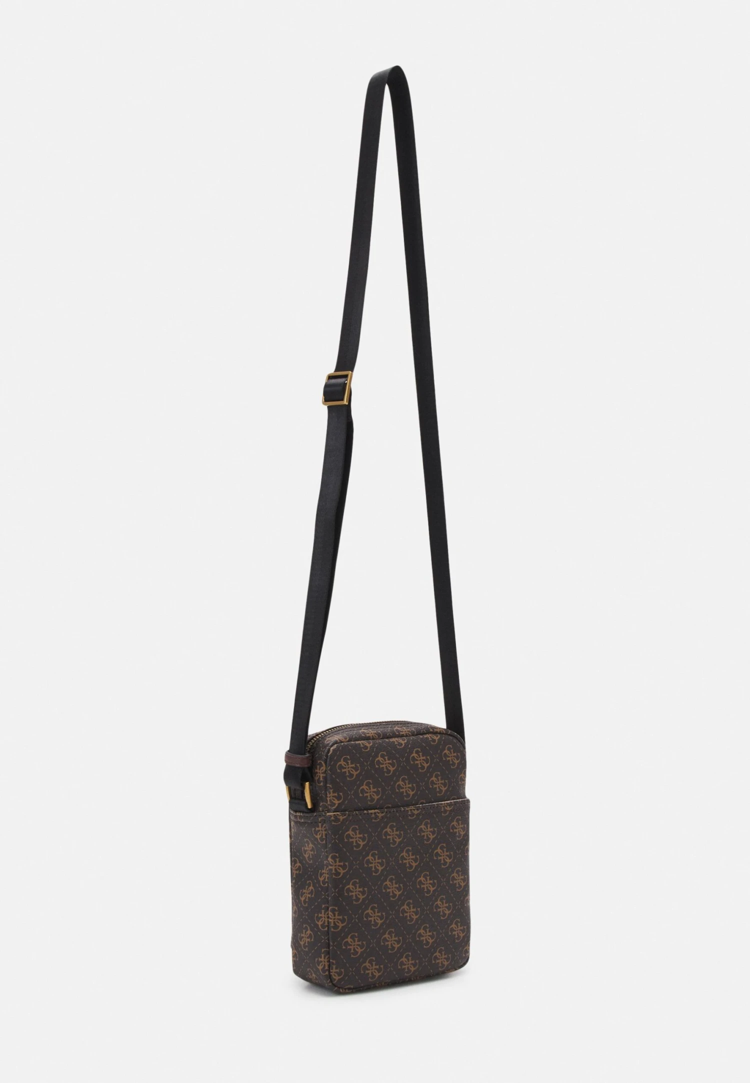 Guess MILANO XBODY DOUBLE - Cross Body Bag - Brown/ochre - Image 3