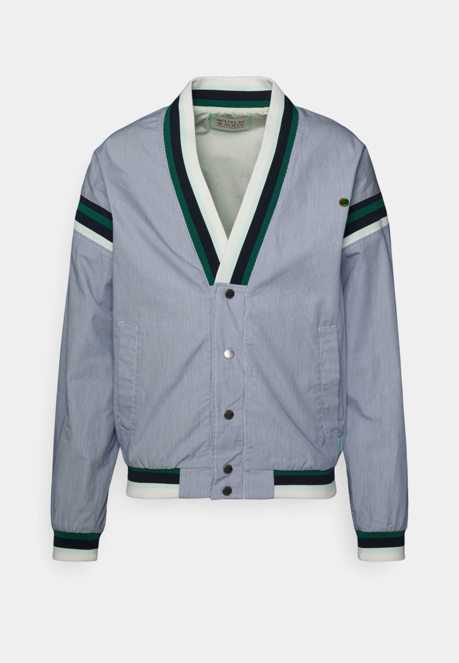 Scotch & Soda Tennis - Summer Jacket - White/Blue - Image 6