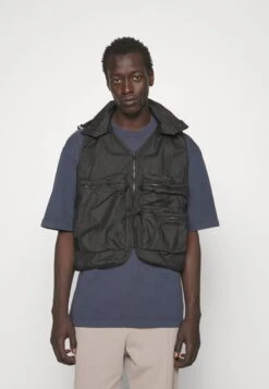 Utility Multipocket Vest - Waistcoat - Ink Black