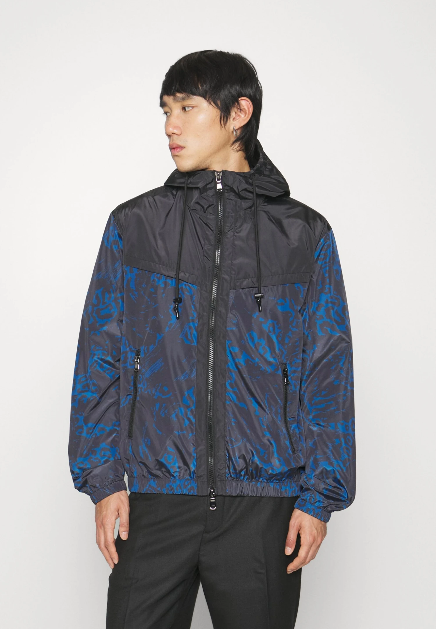 J.Lindeberg Stewie - Summer Jacket - Navy Peony - Image 3