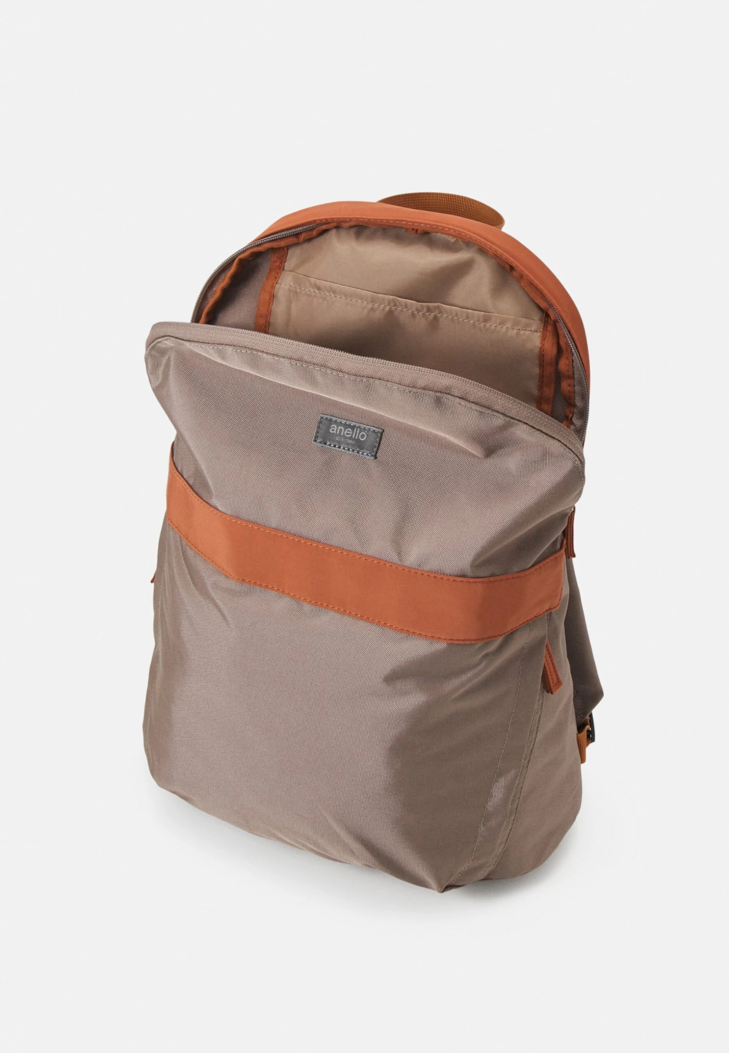 Rounded Backpack Unisex - Rucksack - Beige/Brown - Image 3