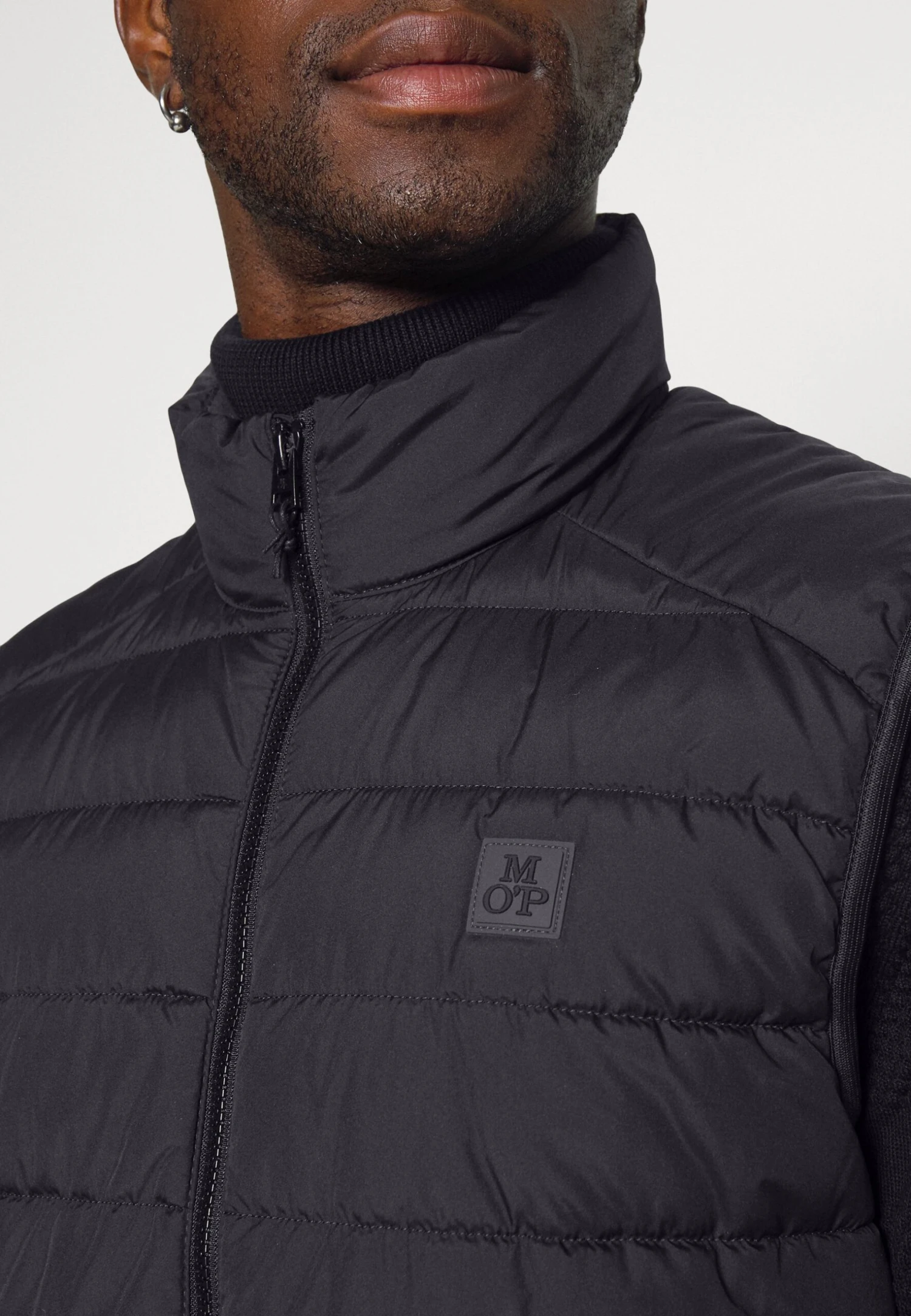 Marc O'Polo Vest Regular Fit Stand Up Collar - Waistcoat - Black - Image 7