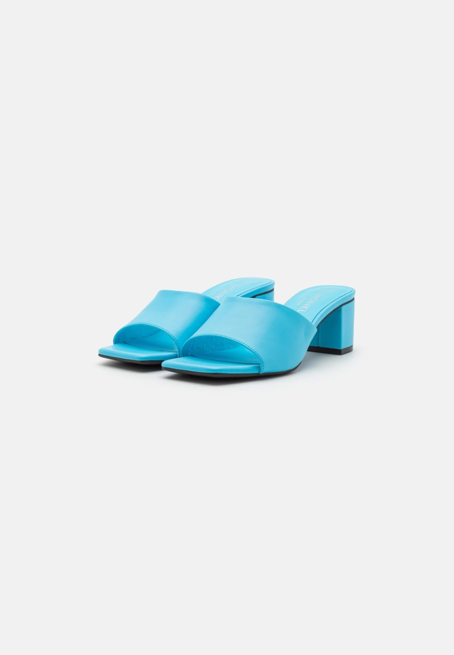 Monki Heeled Mules - Turquoise Bright - Image 3