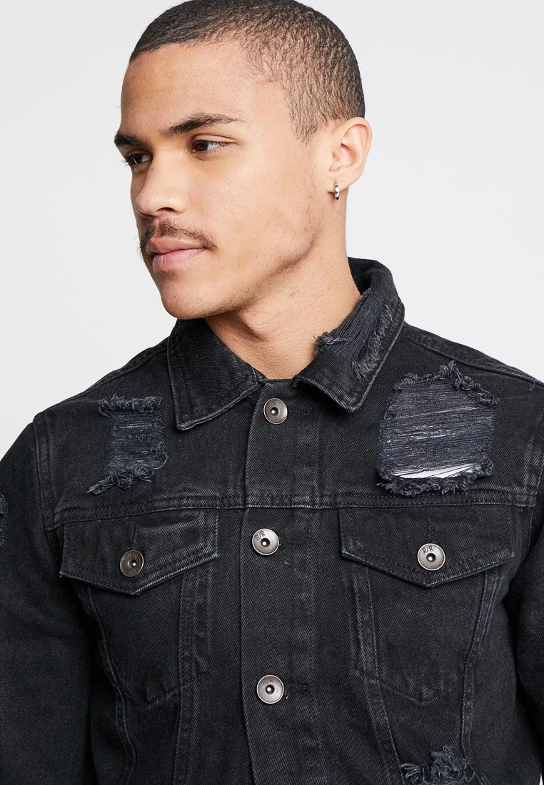 Redefined Rebel Jason Jacket - Denim Jacket - Lava Stone - Image 5