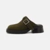 Miista AROA MULES - Heeled Mules - Khaki