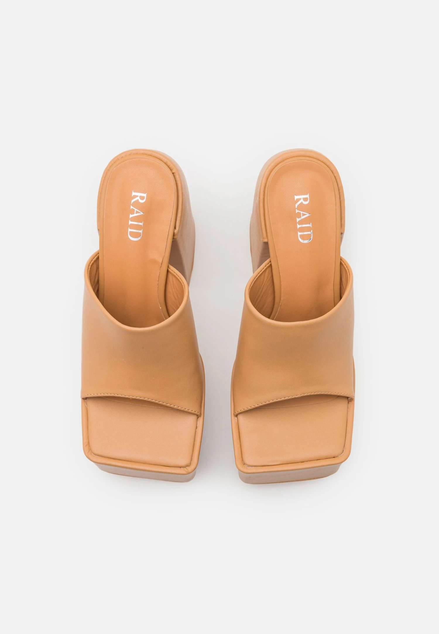 Raid Bina - Heeled Mules - Nude - Image 6