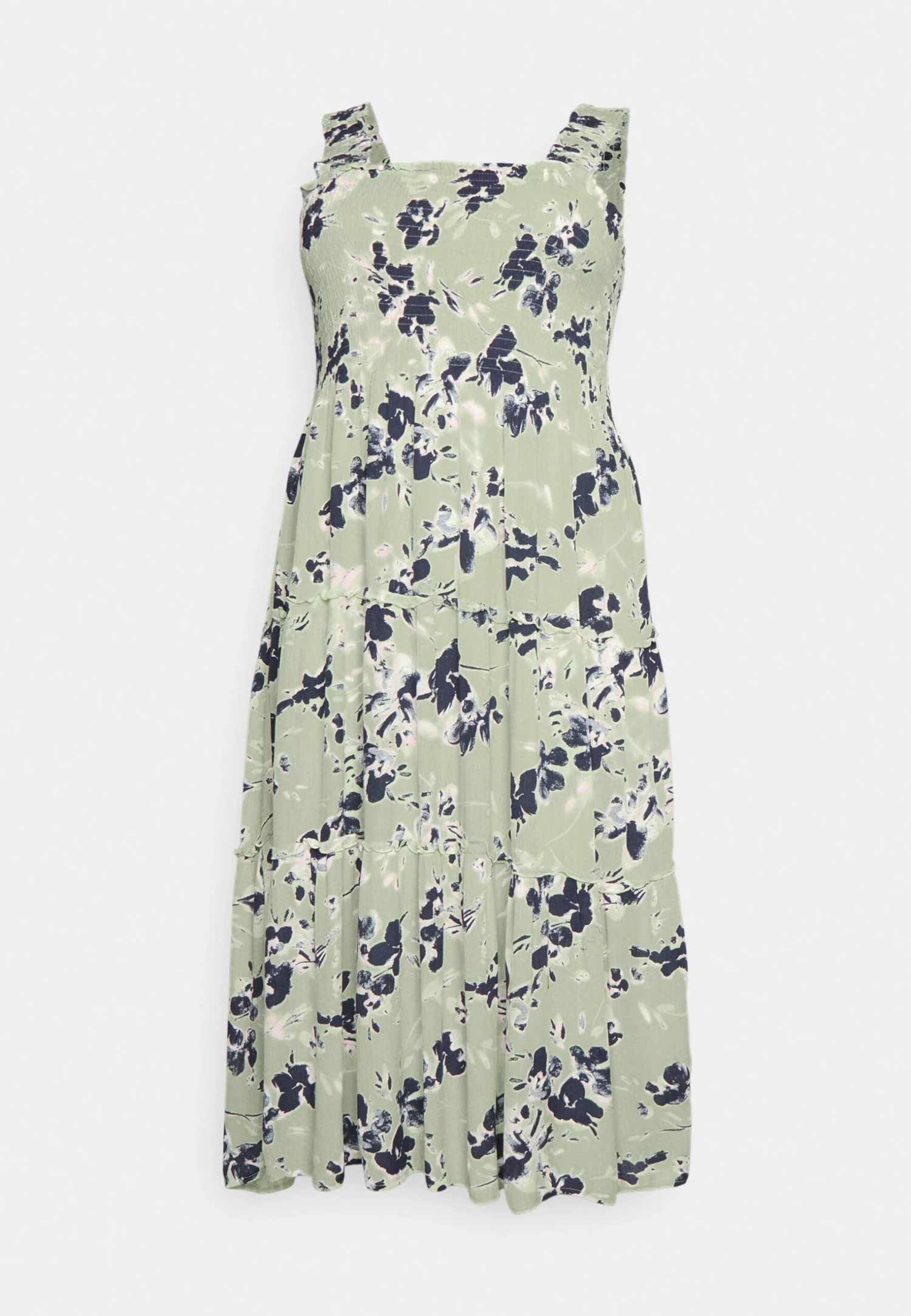 Vero Moda Curve Vmmenny Smock Calf Dress- Day Dress - Reseda/Mille - Image 5