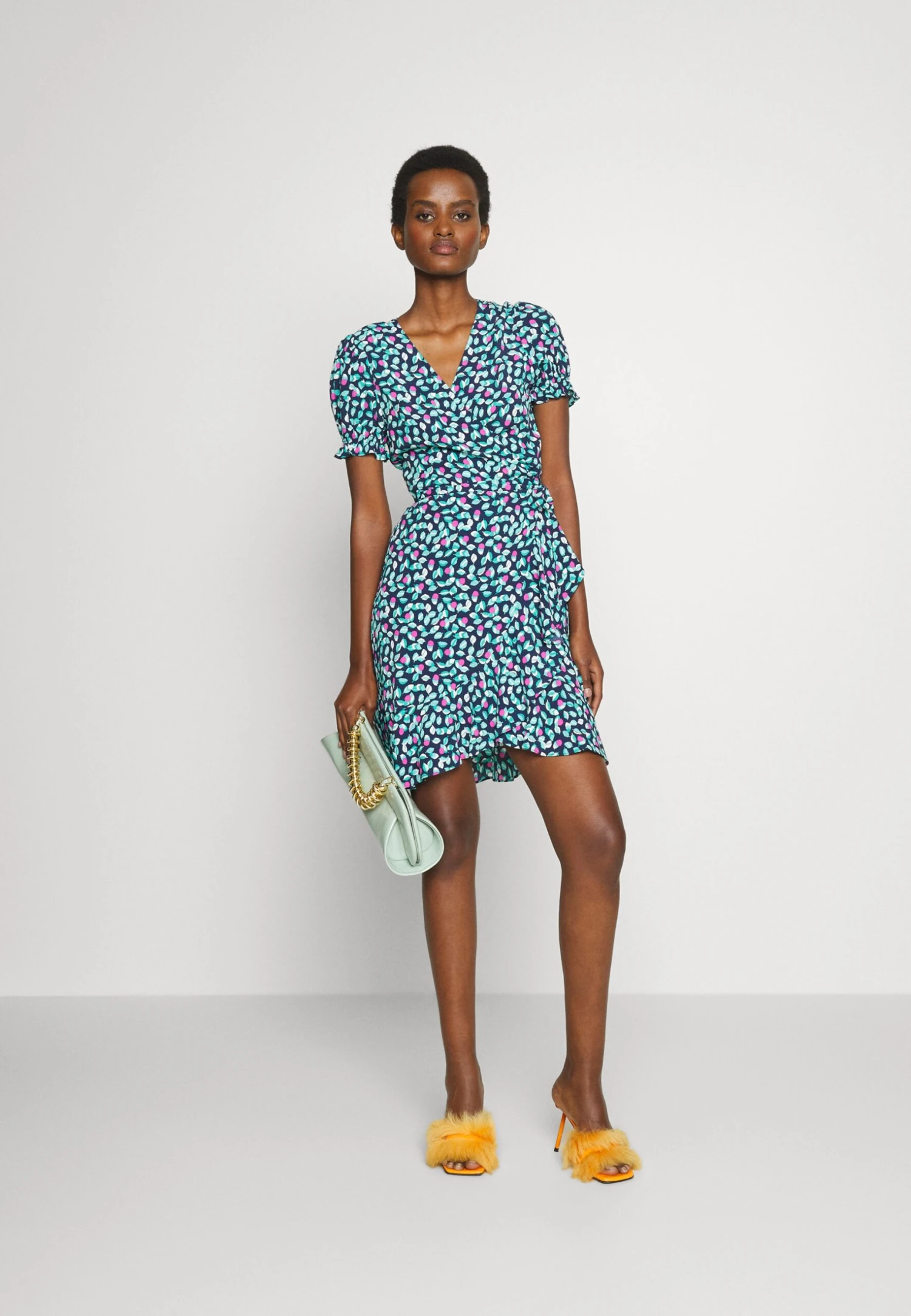 EmiliaMini Dress - Day Dress - Daisy Buds Navy - Image 2