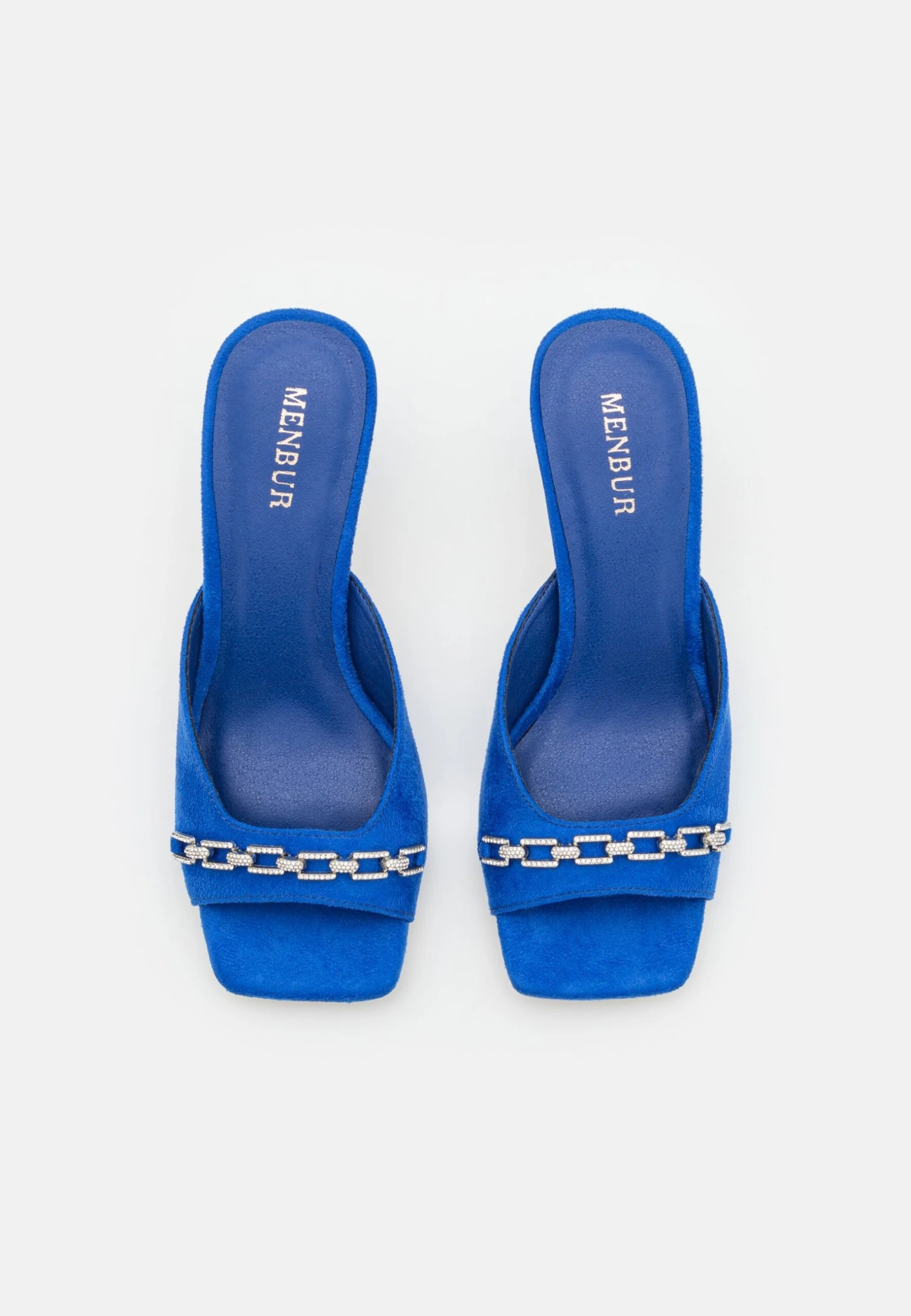 Menbur Heeled Mules - Royal Blau - Image 6