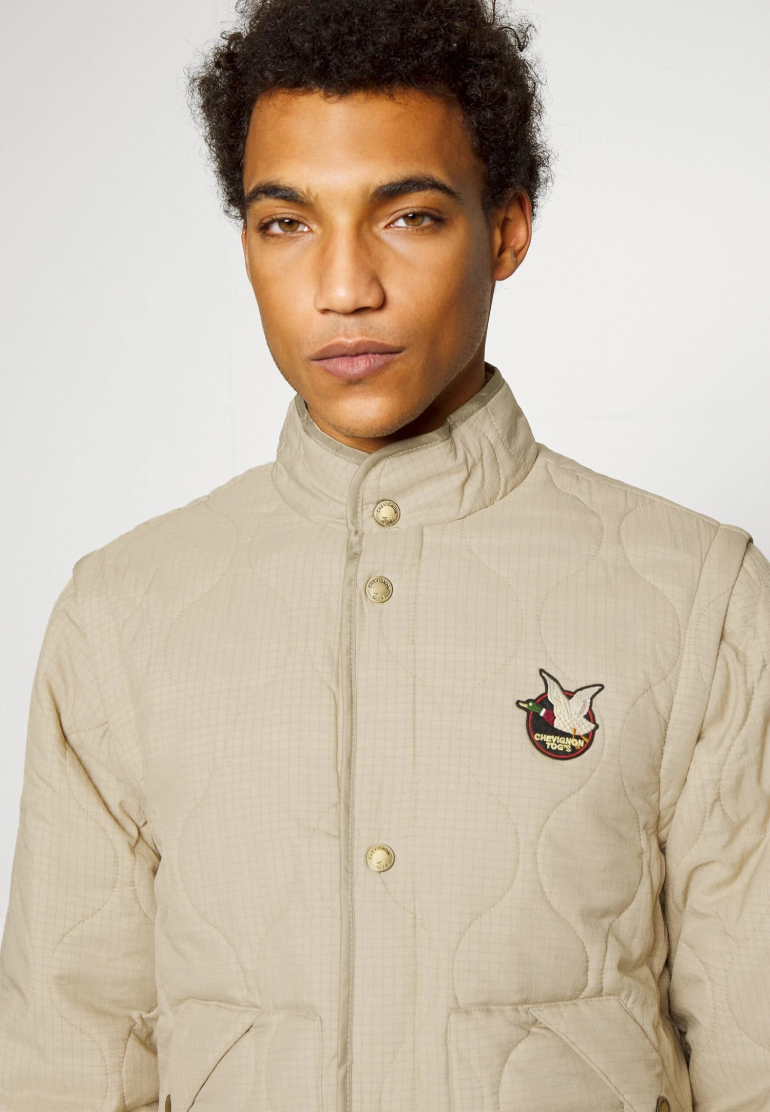 CHEVIGNON Lining Togs - Down Jacket - Beige - Image 5