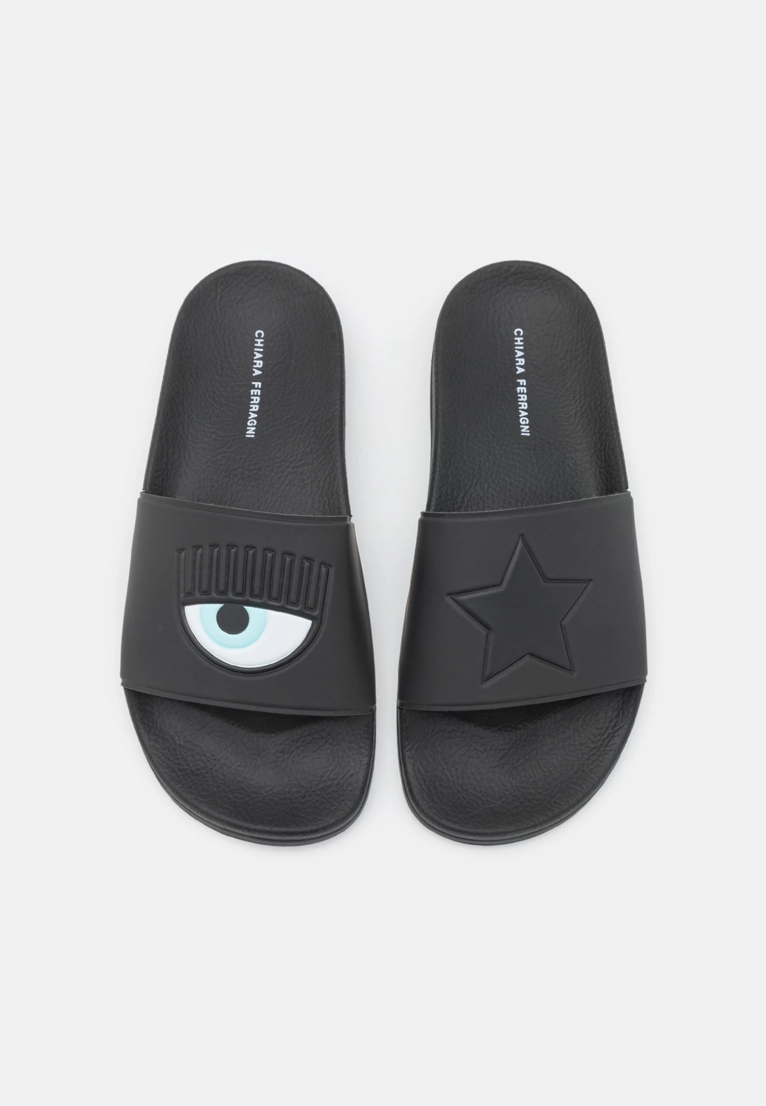 Chiara Ferragni Slider Eye Star - Mules - Black - Image 5
