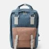 Doughnut Macaroon Monet Series Backpack Unisex - Rucksack - Dusty Blue/Mushroom
