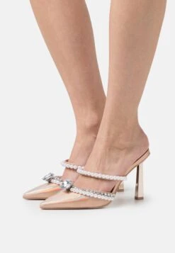 Call It Spring Regal - Heeled Mules - Rose Gold