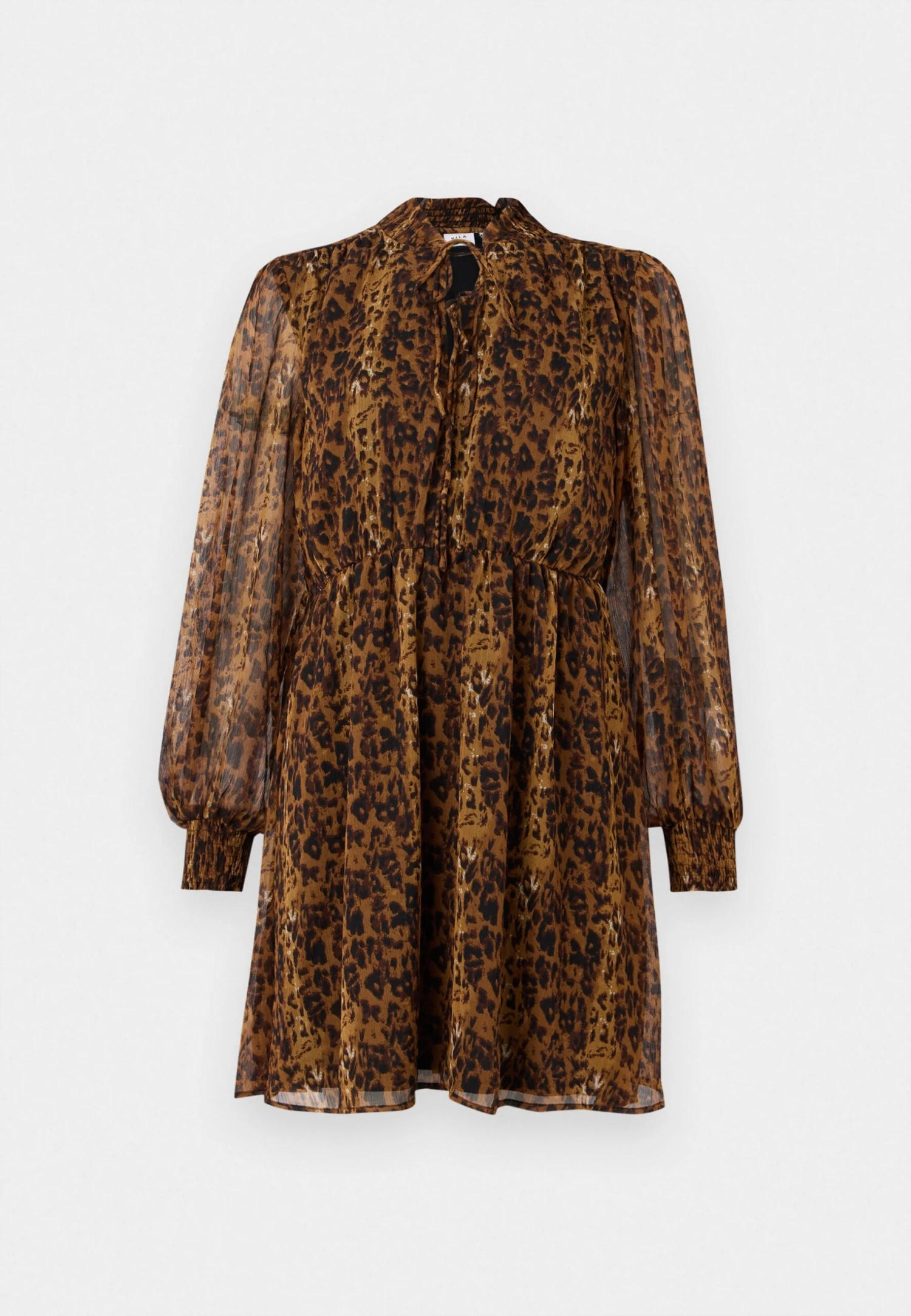 Vila VIFALIA HIGH NECK TIE DRESS - Day Dress - Rubber - Image 5