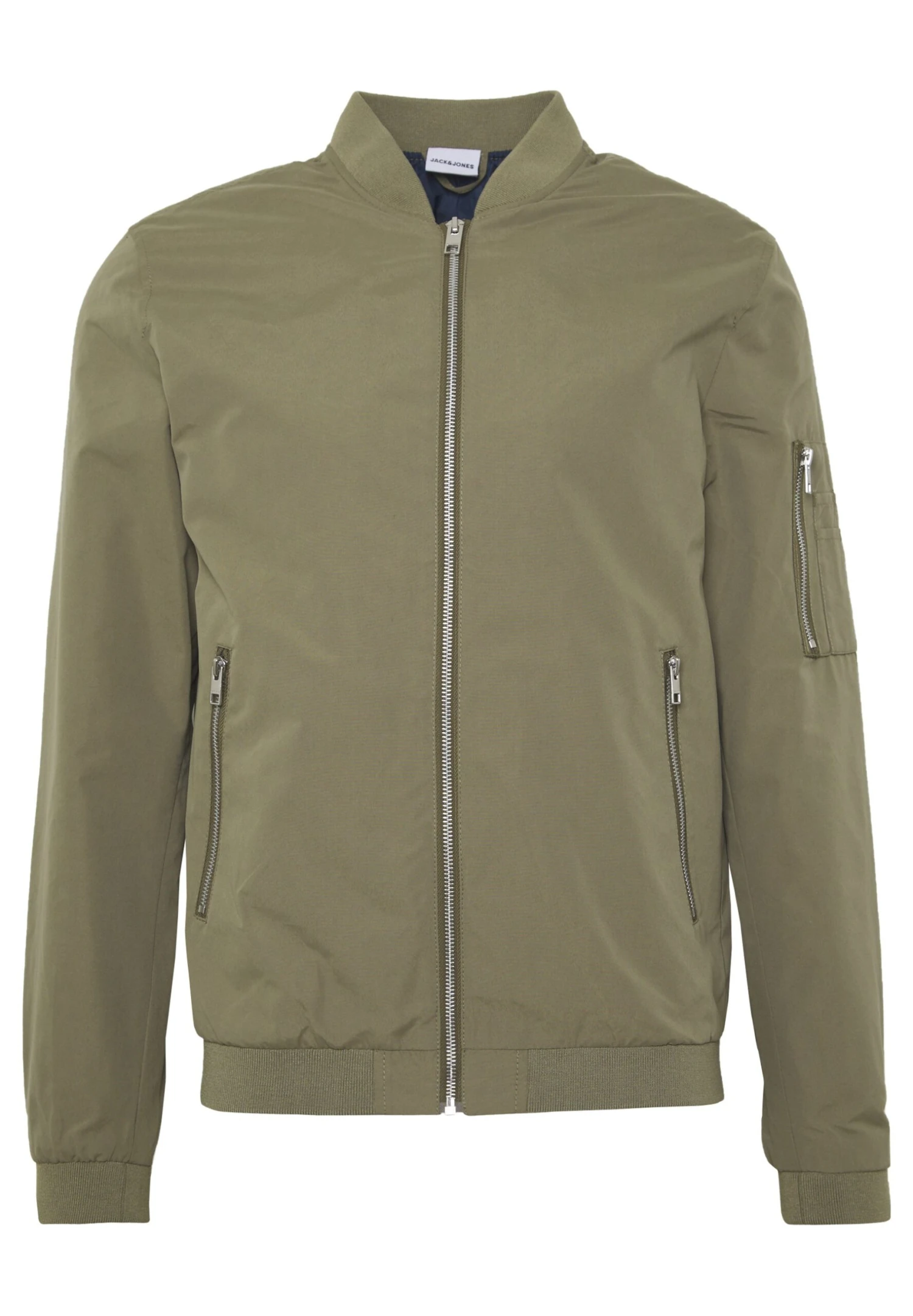 Jack & Jones Erush Noos - Bomber Jacket - Dusky Green - Image 7