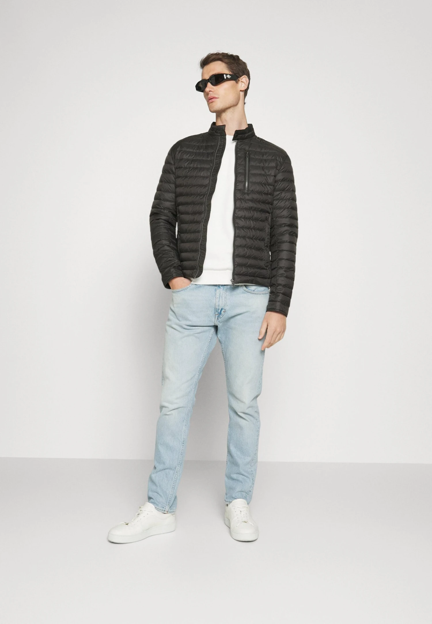 Colmar Originals Mens Biker - Down Jacket - Black - Image 2