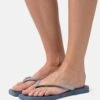 Havaianas Slim Square Glitter - T-Bar Sandals - Indigo Blue