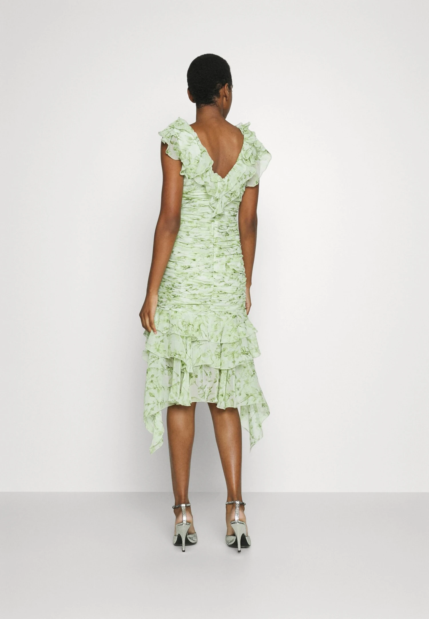 Cinq A Sept Portra Dress - Cocktail Dress / Party Dress - Faded Mint Multi - Image 3