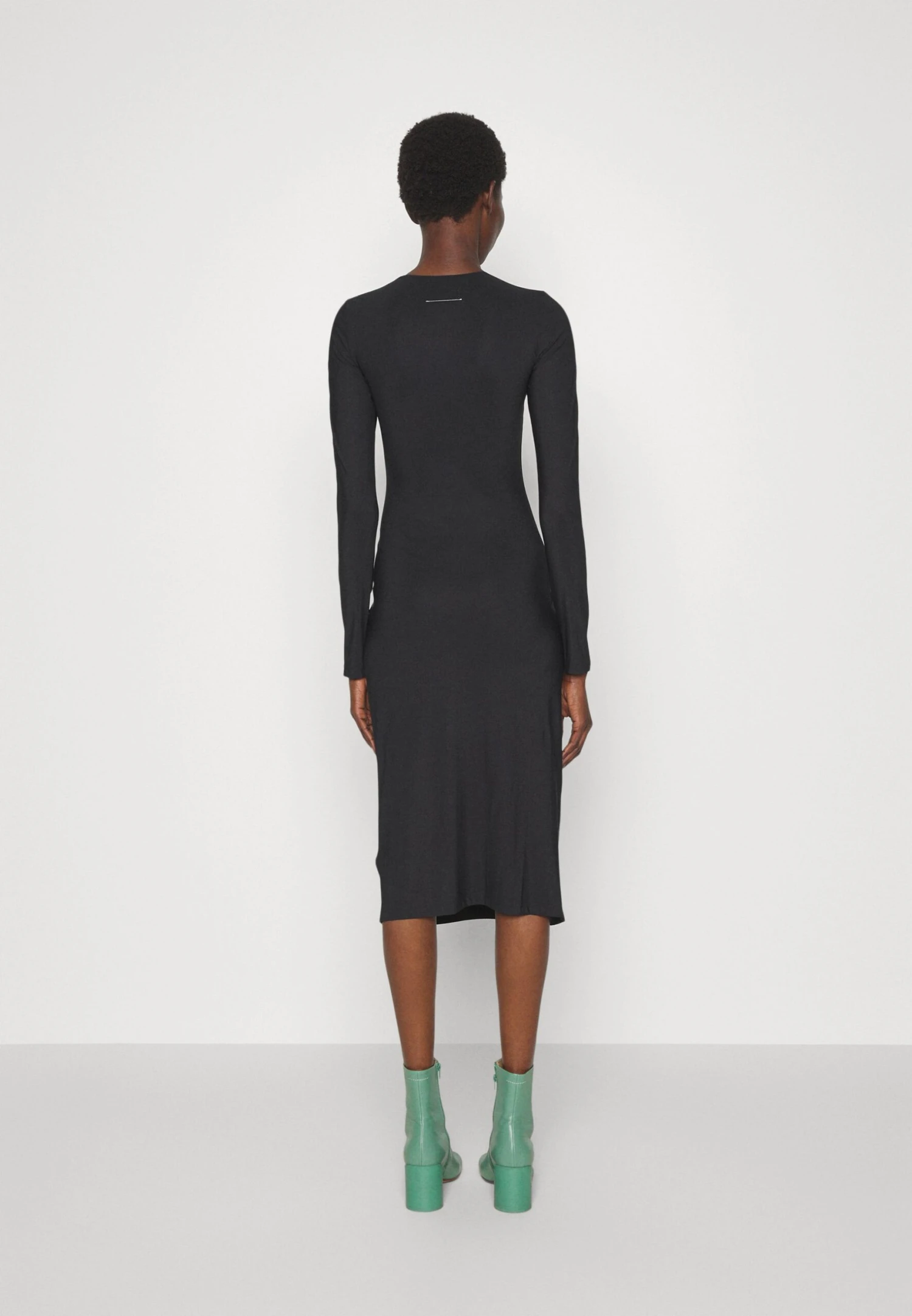 MM6 Maison Margiela Midi Dress - Cocktail Dress / Party Dress - Black - Image 5